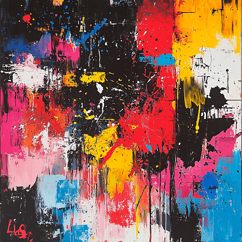 Jean-Michel Basquiat Inspired Expressions Of Chaos Paint By Numbers Kits