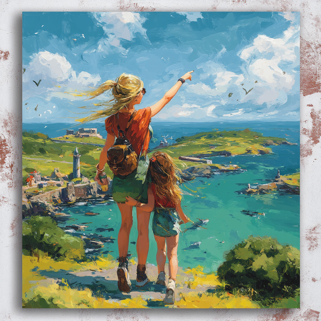 Wonders Of The World Together Number Painting