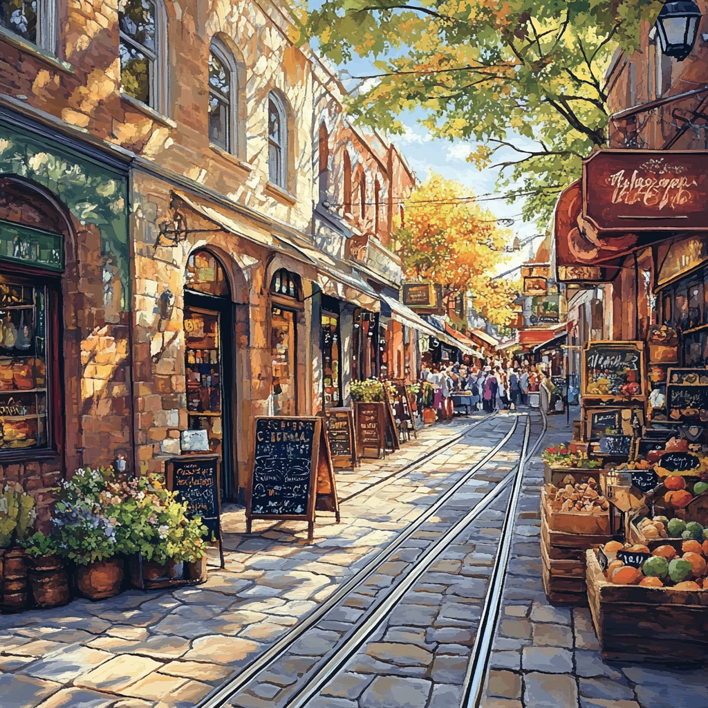 The Rocks Heritage Streets Sydney Australia Painting by numbers kit