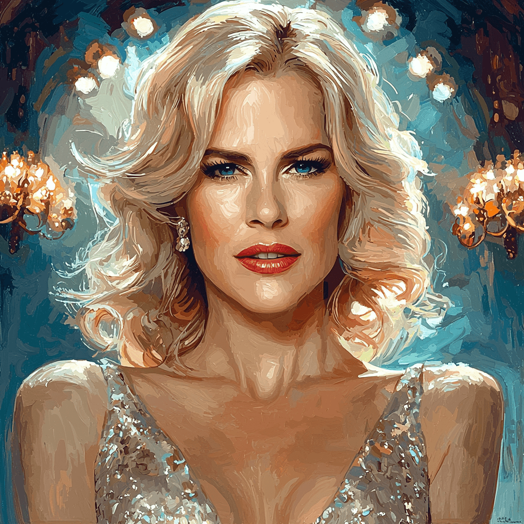 Nicole Kidman: The Eloquent Dance Of Grace And Strength Painting By Numbers Kit
