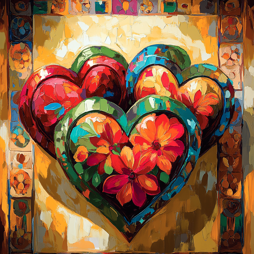 Frida Kahlo Inspired Journey Of The Heart paint by number