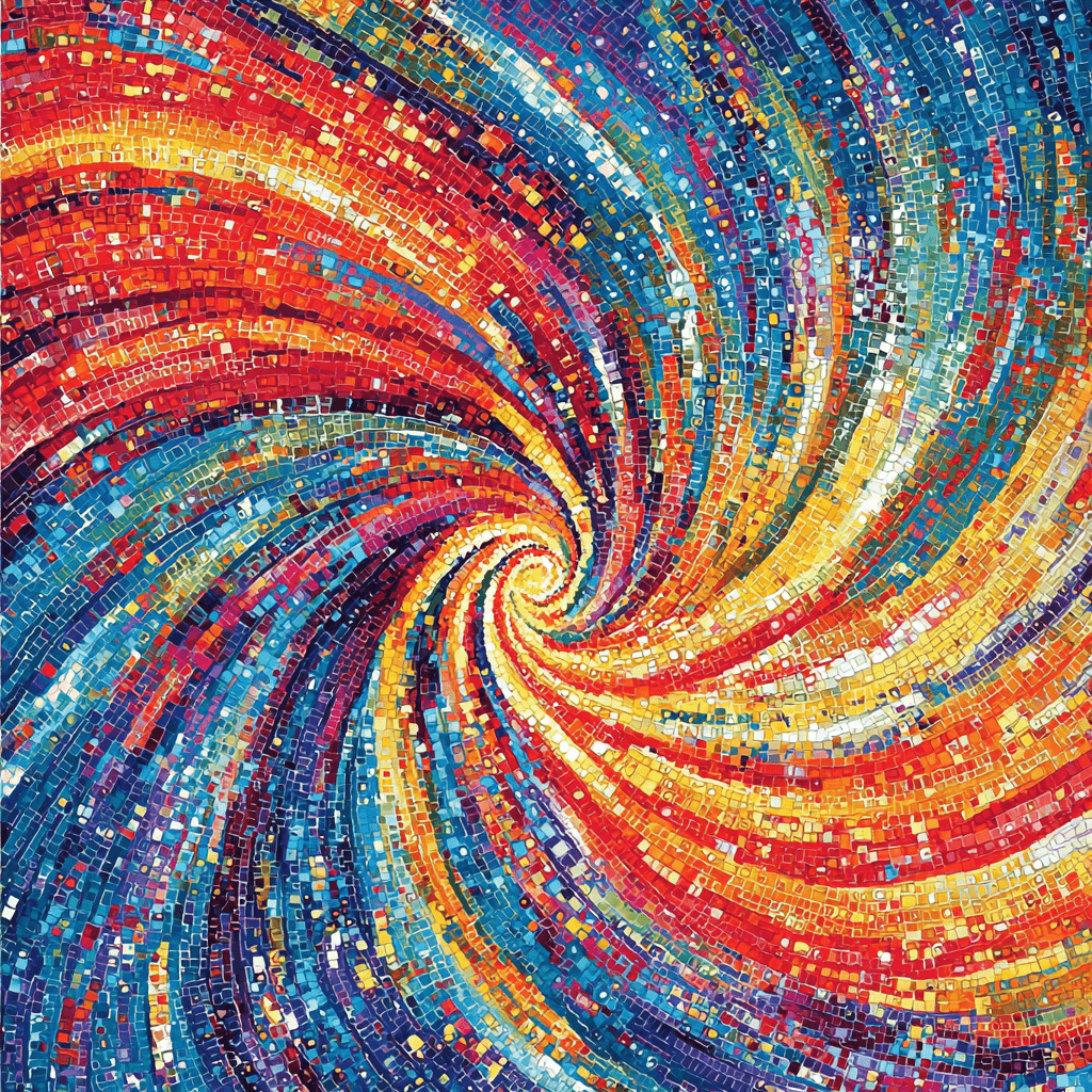 Georges Seurat Inspired Whirling Vortex Numbered Painting Kits