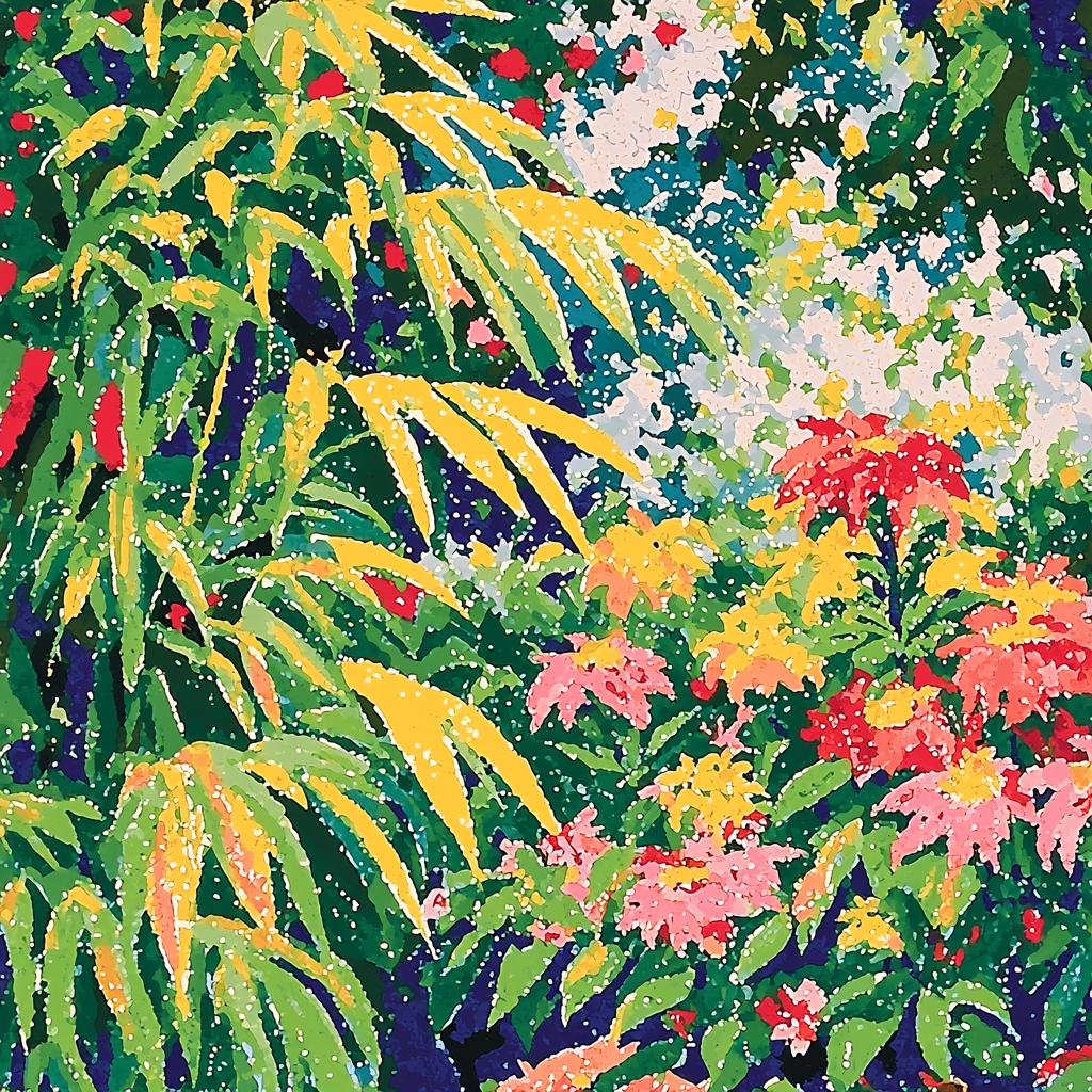 Georges Seurat Inspired Vibrant Symphony Of Nature Paint By Numbers Kits