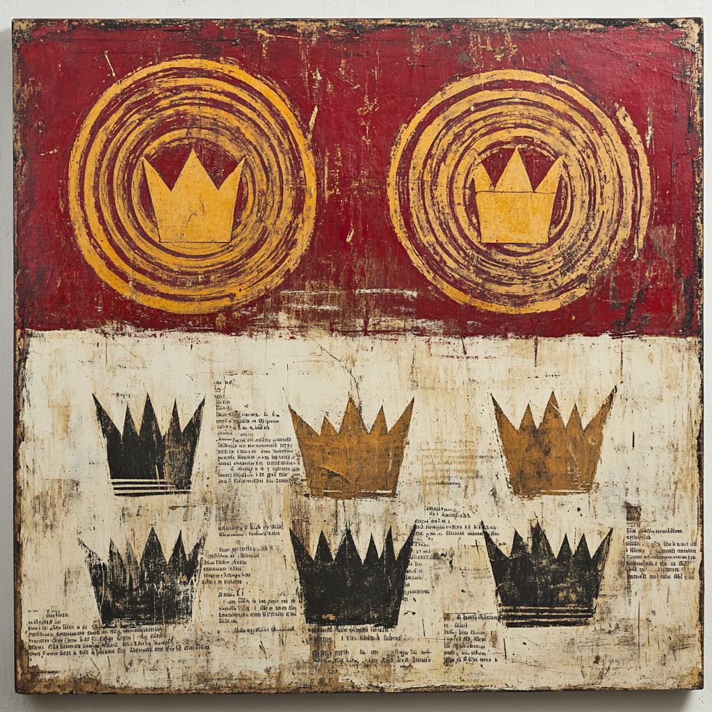 Jean-Michel Basquiat Inspired Echoes Of Origin Paint by numbers art