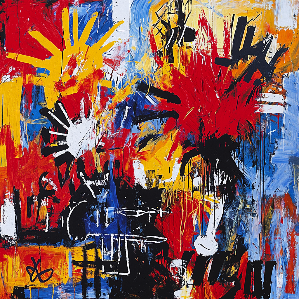 Jean-Michel Basquiat Inspired Awakening Visions Paint By Numbers