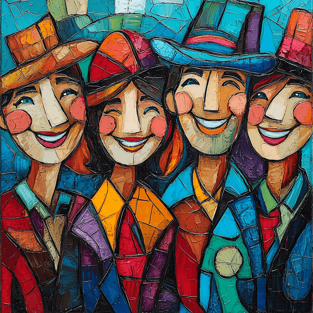 Pablo Picasso Inspired Friends Through Time Paint By Numbers