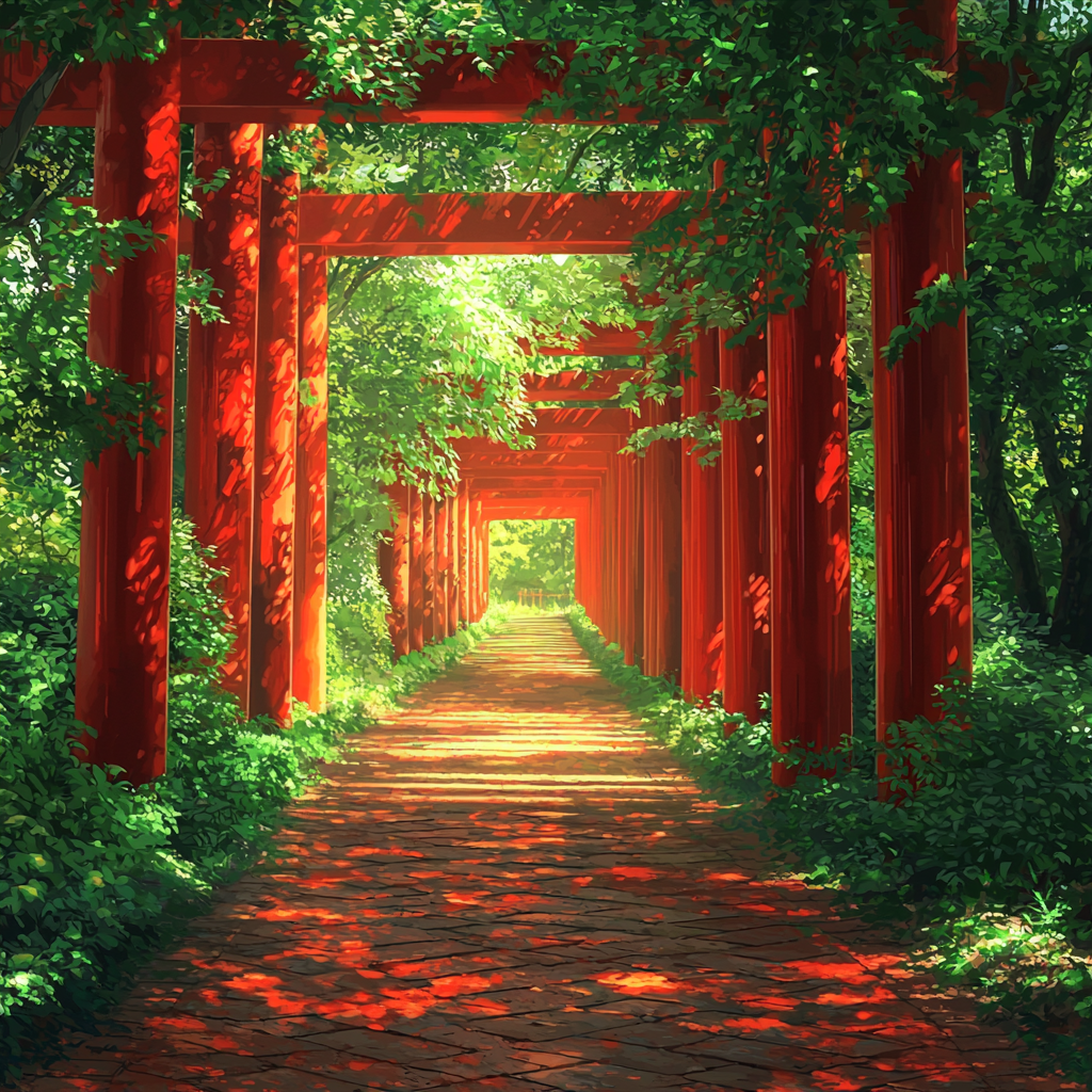 Fushimi Inari Taisha - Kyoto Paint By Number