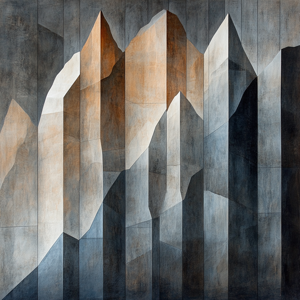 Michelangelo Inspired Mountain Hymn Paint by numbers kits