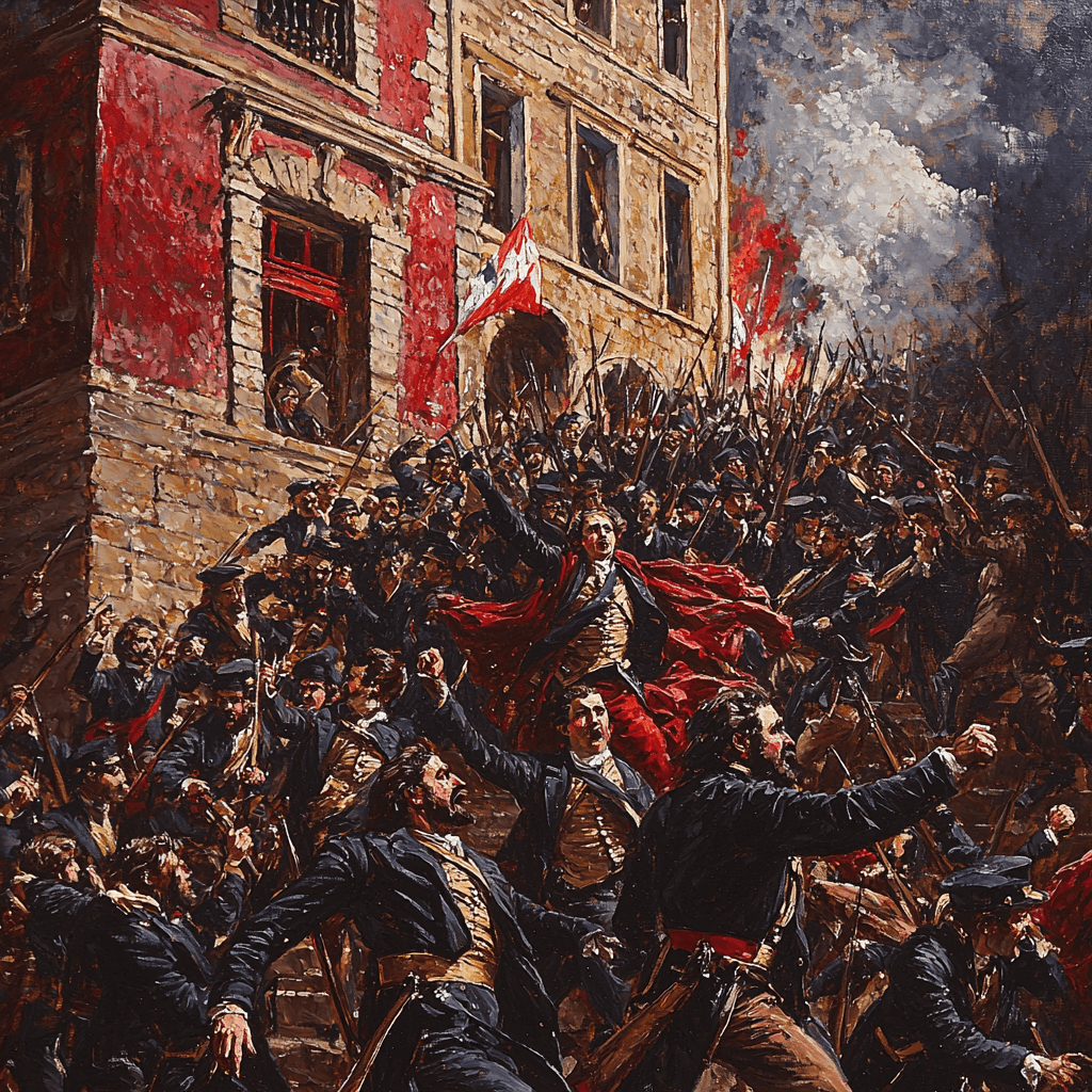 Eugène Delacroix Inspired Glimpse Of History Numbered Painting Kits