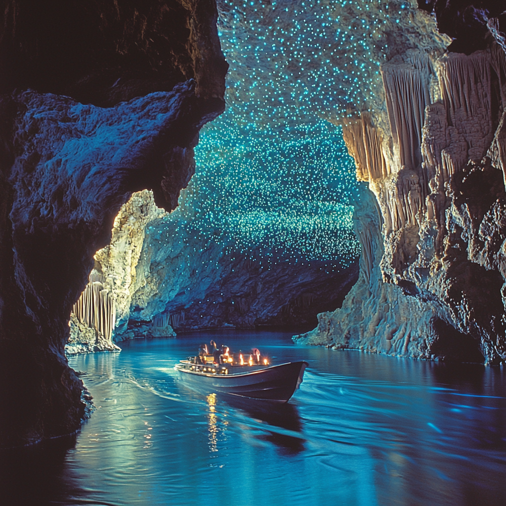 Waitomo Glowworm Caves - Waikato Number Painting