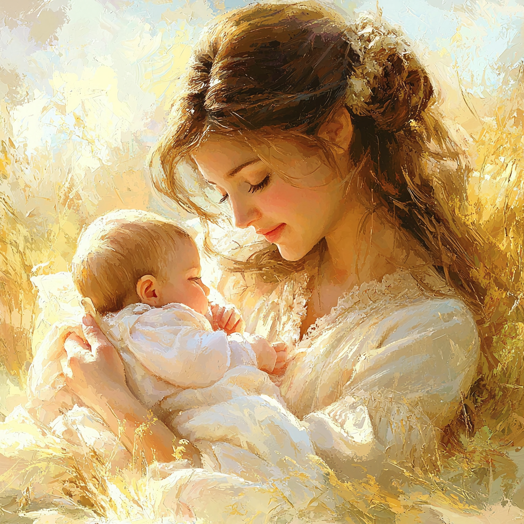 Motherhood’s Sweet Embrace Paint By Number