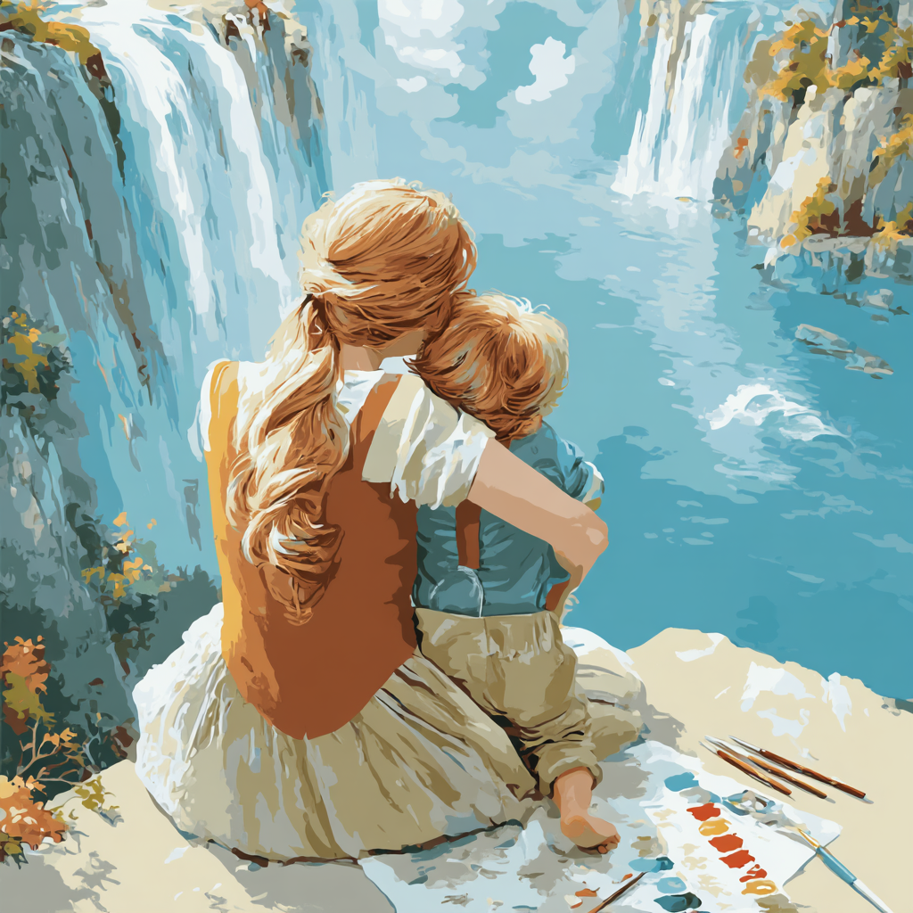 Eternal Motherly Bond Number Painting