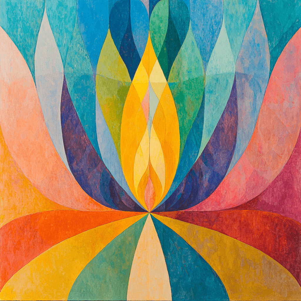 Hilma Af Klint Inspired Transcendent Spiritual Journey Numbered Painting Kits