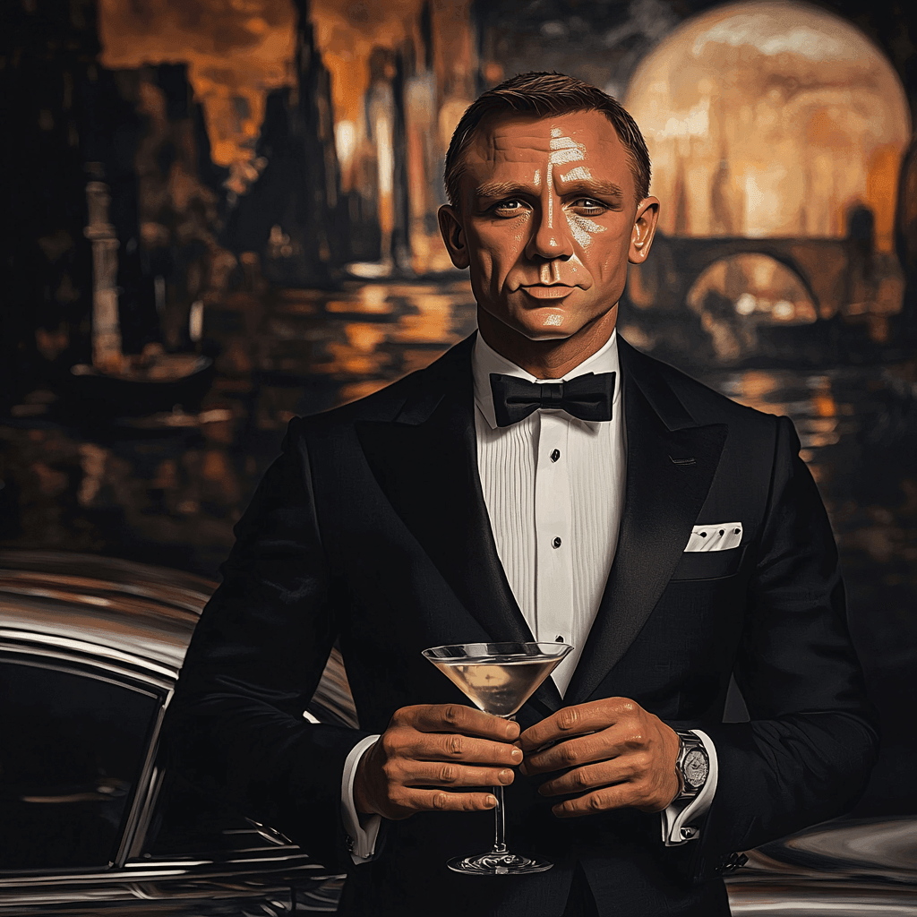 Daniel Craig: The Elegance Of The Bond Legacy Paint By Numbers