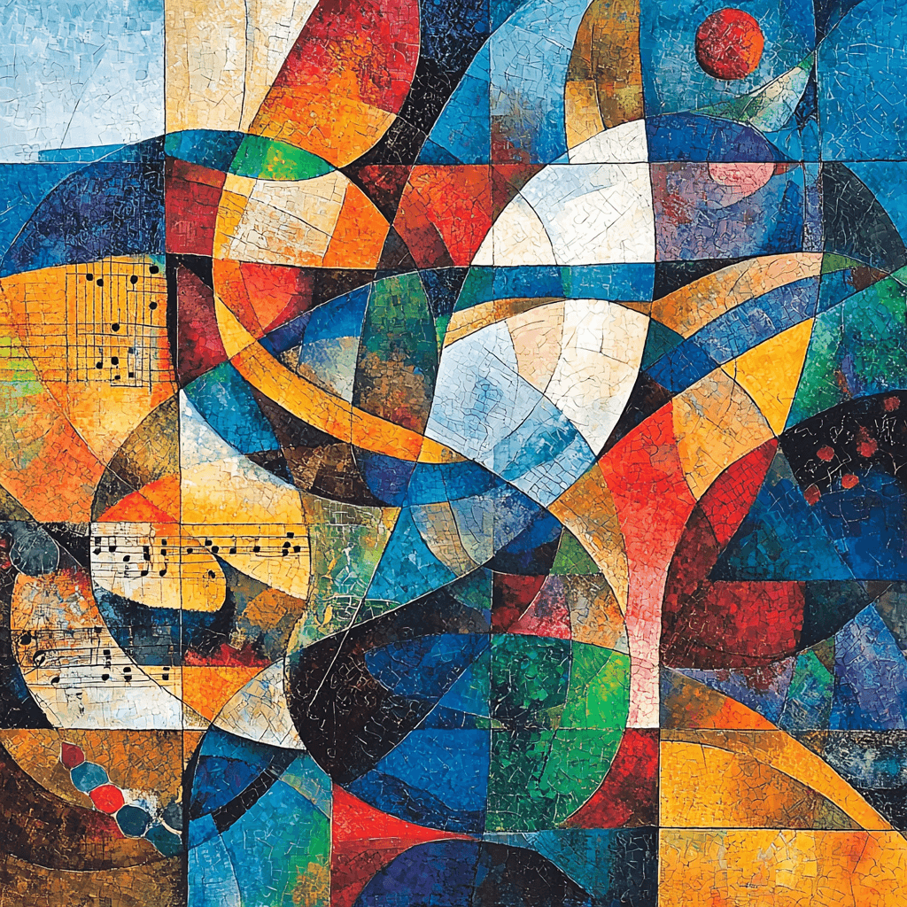 Paul Klee Inspired Musical Journey Paint By Numbers Art