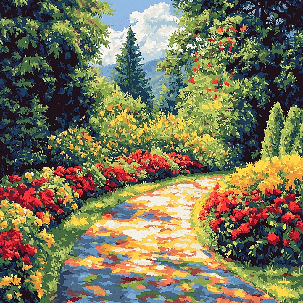 Blossoms Of Gratitude Painting Number Kit