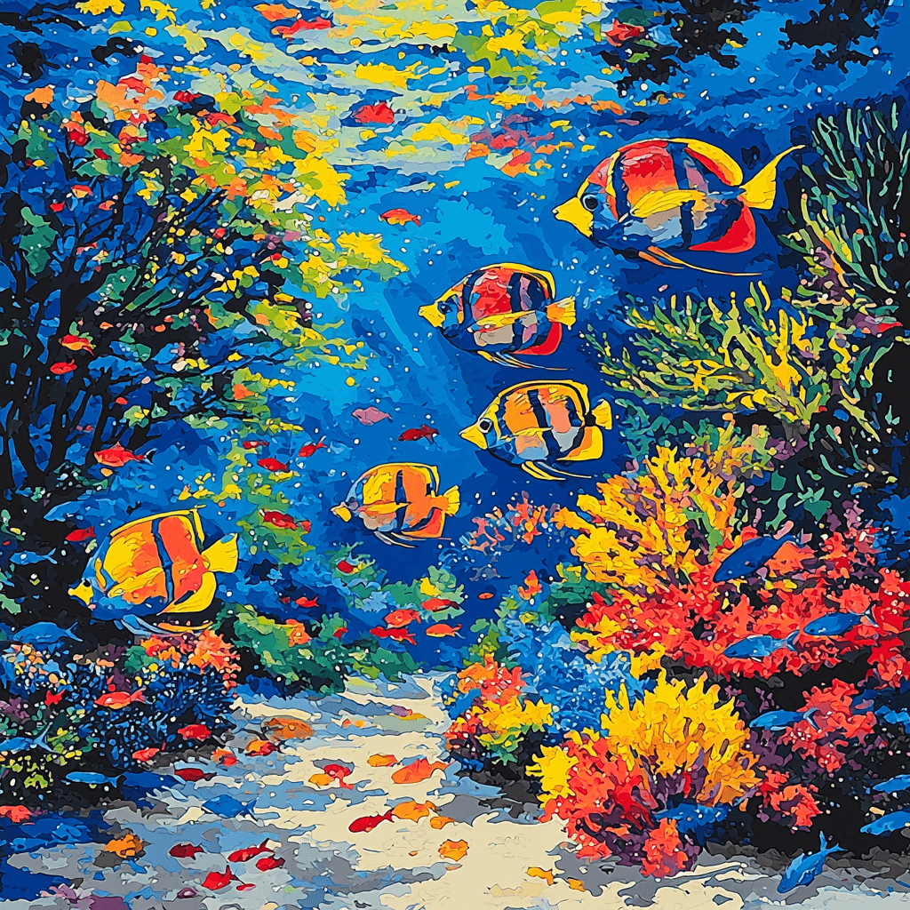 Paul Gauguin Inspired Oceanic Adventure Paint By Numbers Kits