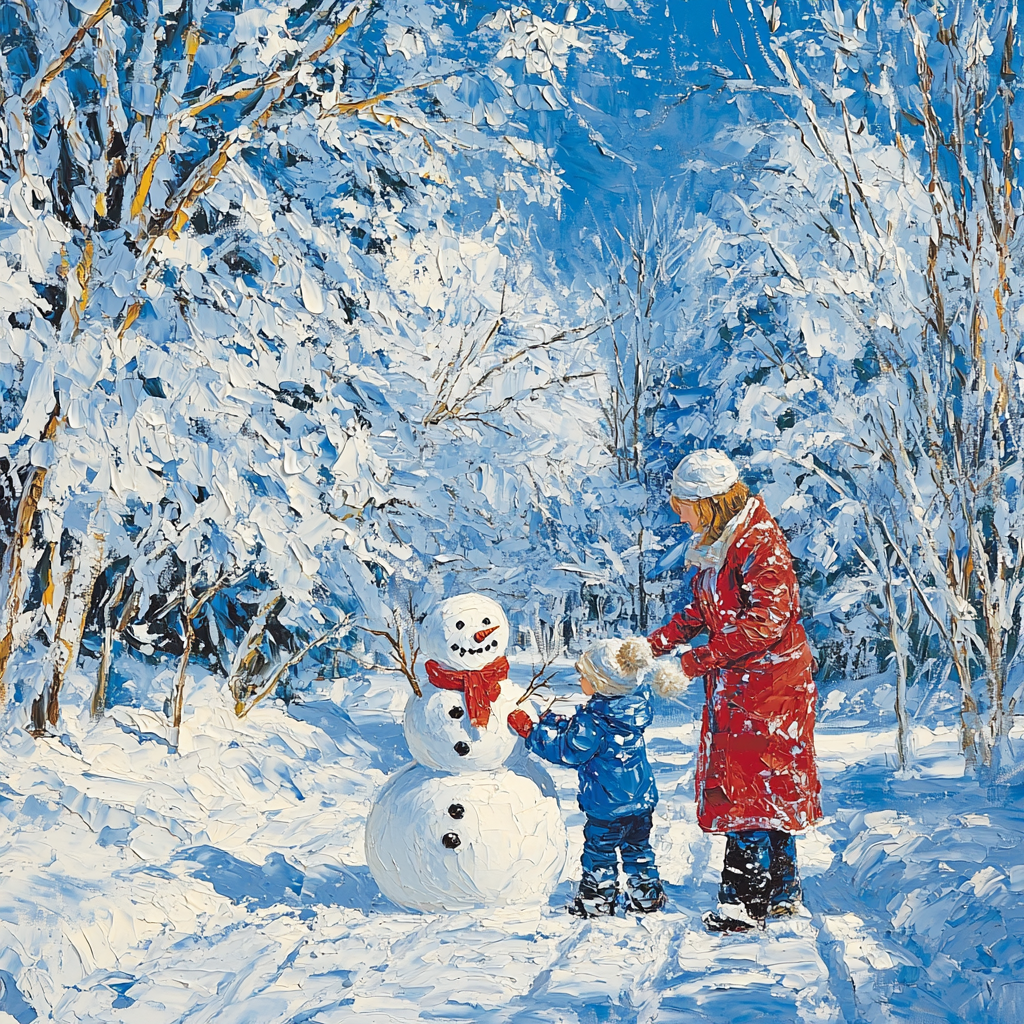 Winter Wonderland Together Numbered Painting Kits
