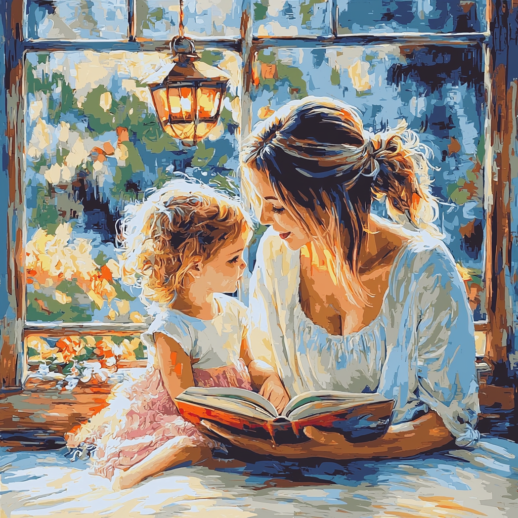 Cuddle And Read Painting By Numbers Kit