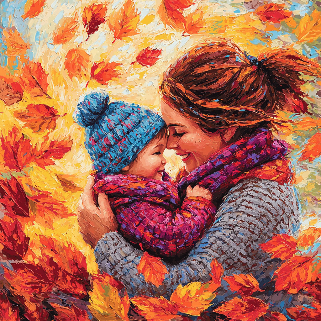 Embracing Autumn Painting By Numbers Kit