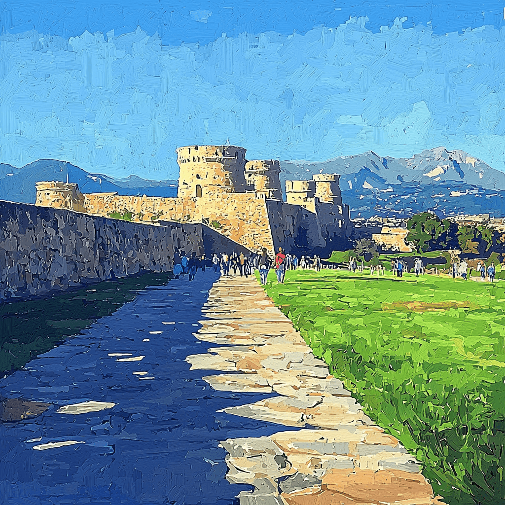 La Ciudadela De Jaca Numbered Painting Kits