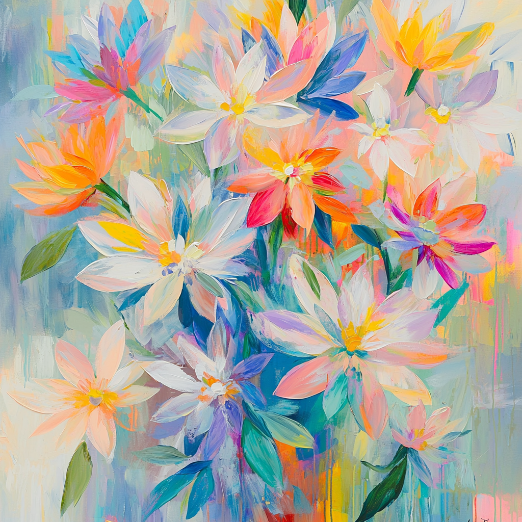 Edgar Degas Inspired Swaying Blossoms Paint By Numbers Art