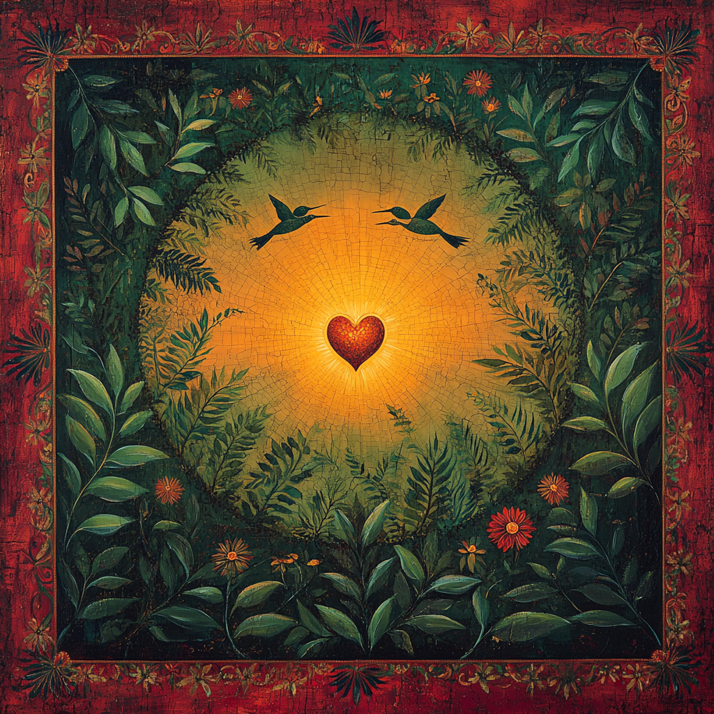 Frida Kahlo Inspired Soul Garden paint by numbers