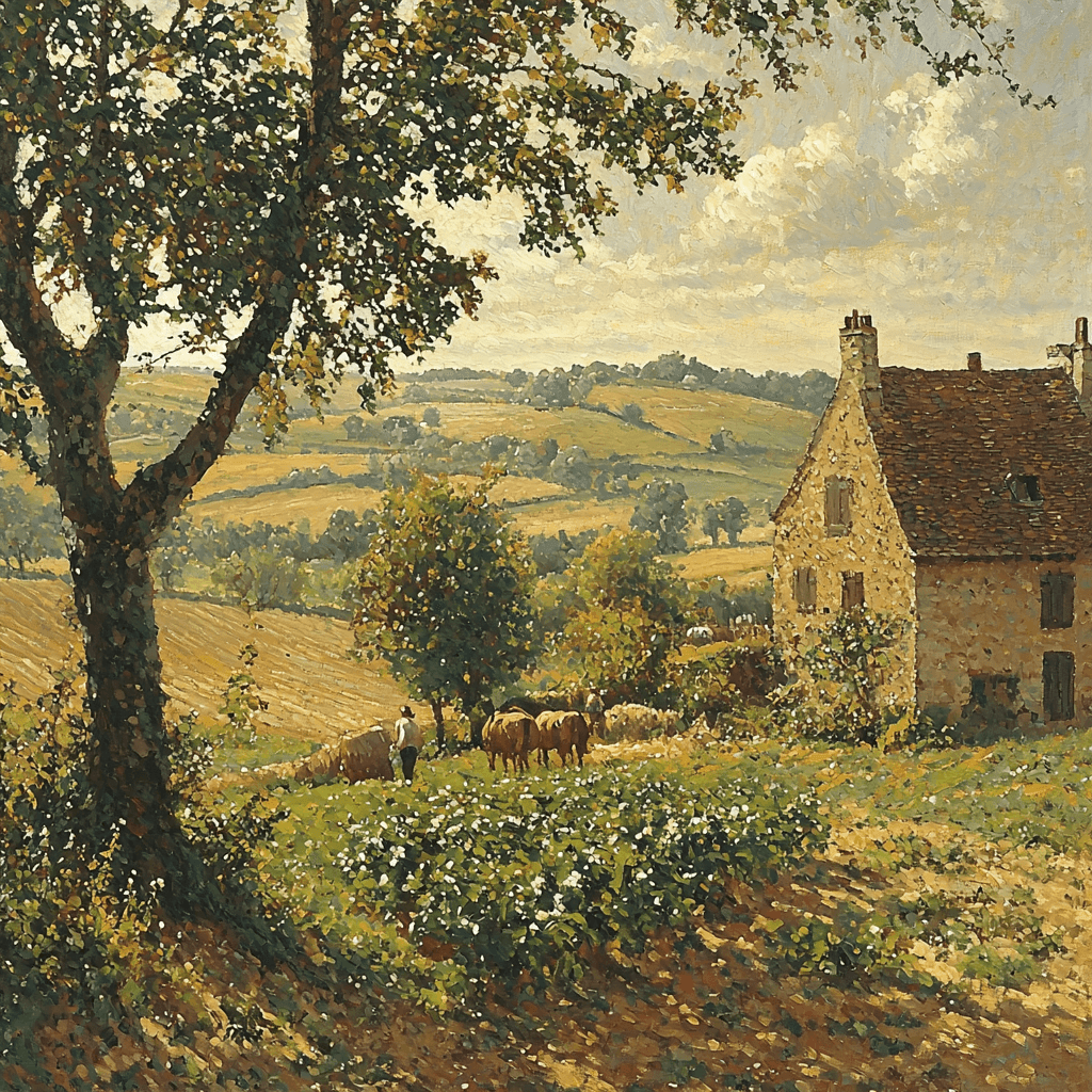 Jean-François Millet Inspired Reflections Of The Past Paint By Color