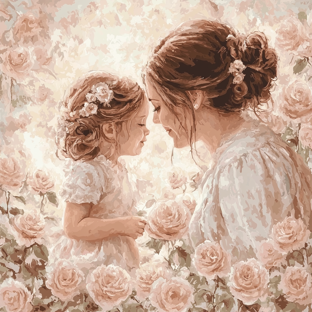 A Mother's Heart Painting By Numbers Kit