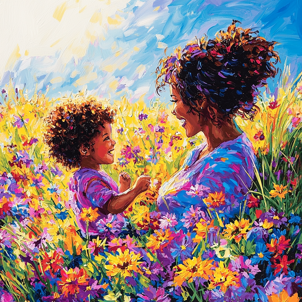 Petals Of Affection Numbered Painting Kits