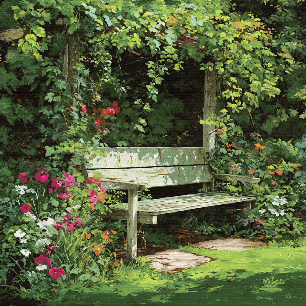 Quiet Garden Reverie Painting By Numbers Kit
