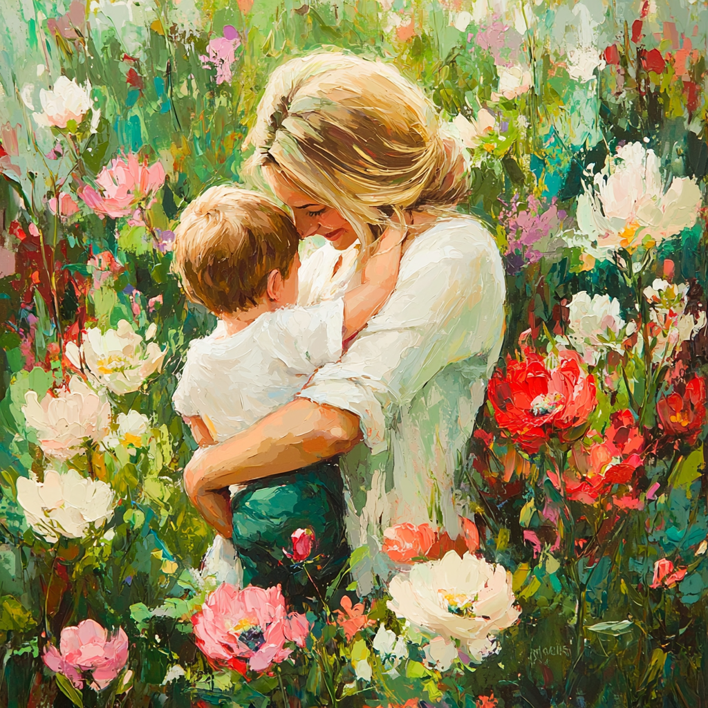 Garden Of Heartfelt Hugs DIY Paint By Numbers