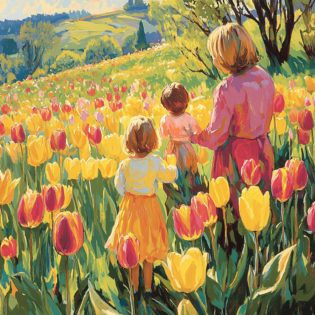 Whispers Of Springtime Love Painting Number Kit