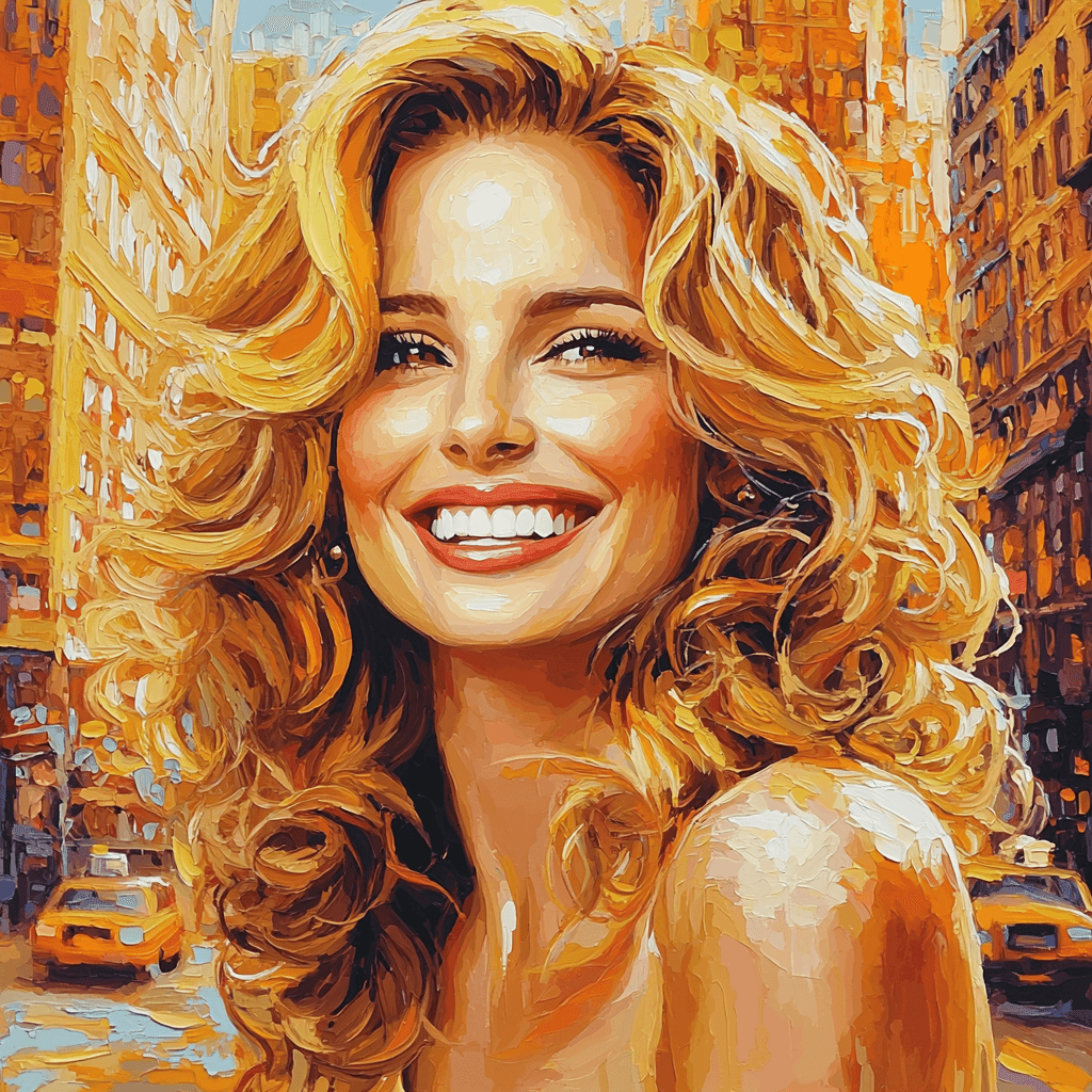 Julia Roberts: The Radiance Of Hollywood's Sweetheart Painting By Numbers Kit