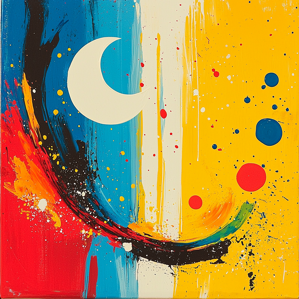 Joan Miró Inspired A Splash Of Joy Paint By Numbers Art