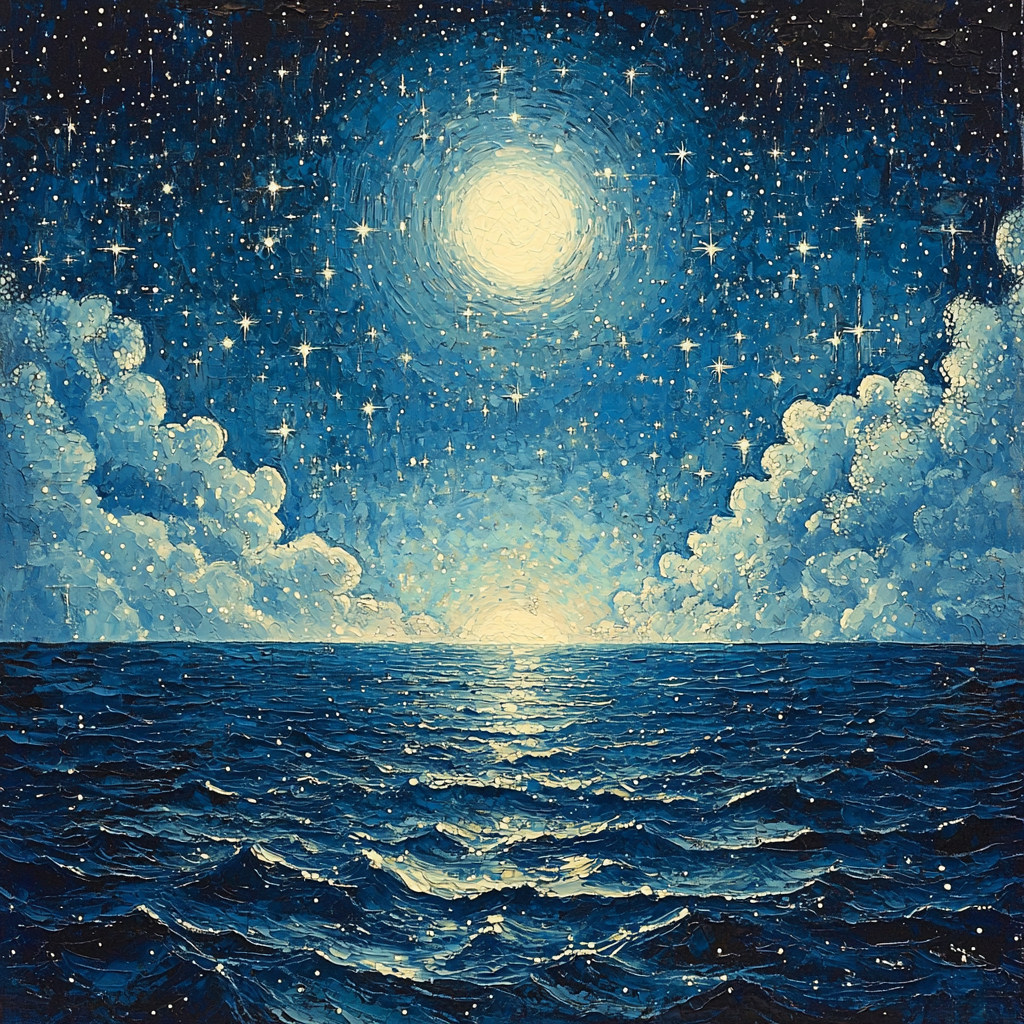 René Magritte Inspired Astral Enigma Painting Number Kit