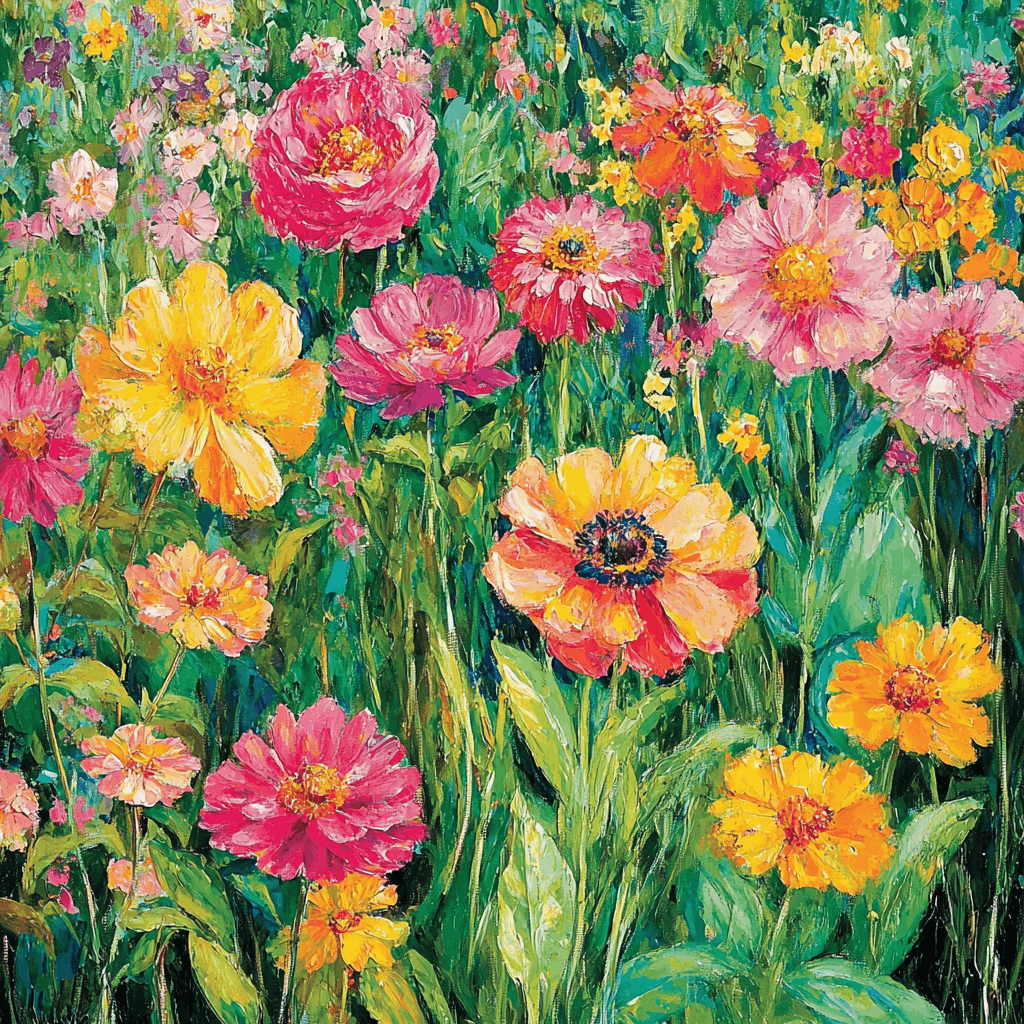 Pierre-Auguste Renoir Inspired Bursting With Life Paint By Numbers