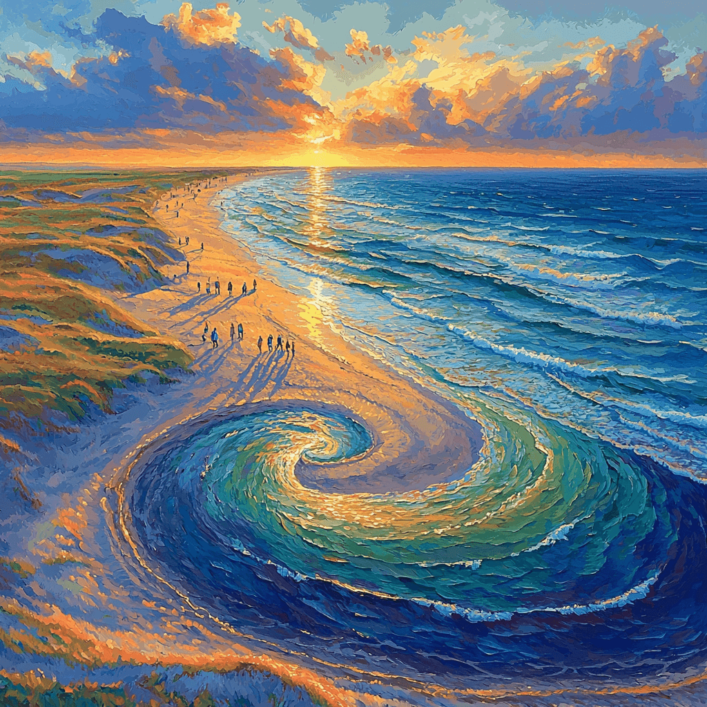 Skagen's Grenen Beach Paint By Numbers