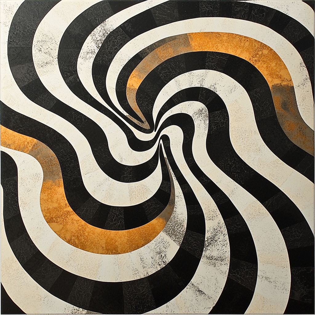 M.C. Escher Inspired Labyrinth Of Lines Paint By Numbers