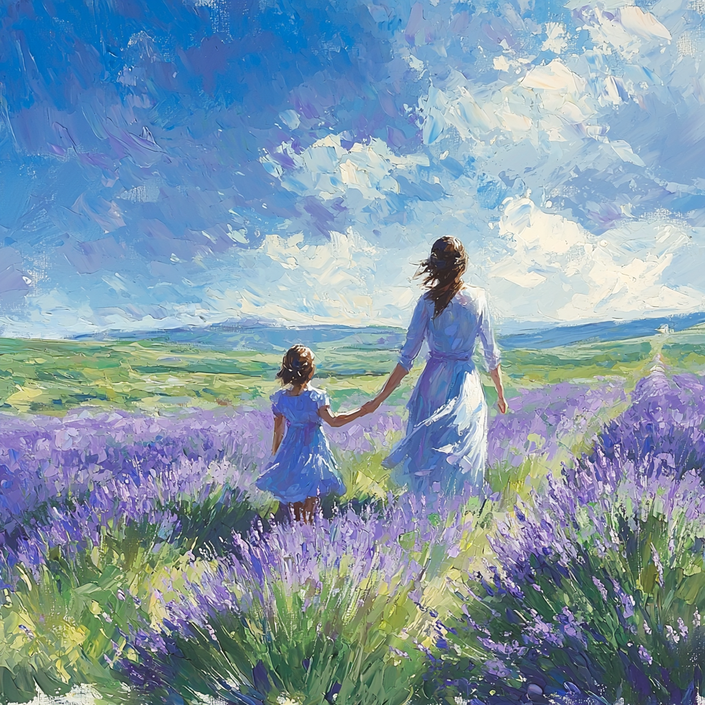 Fields Of Lavender Dreams DIY Paint By Numbers