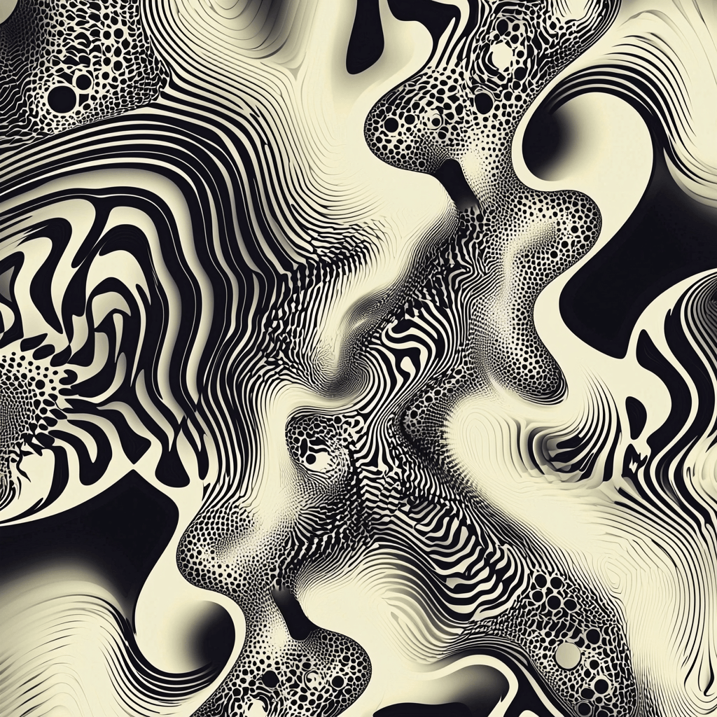 M.C. Escher Inspired Fractal Illusion Paint By Numbers Kits