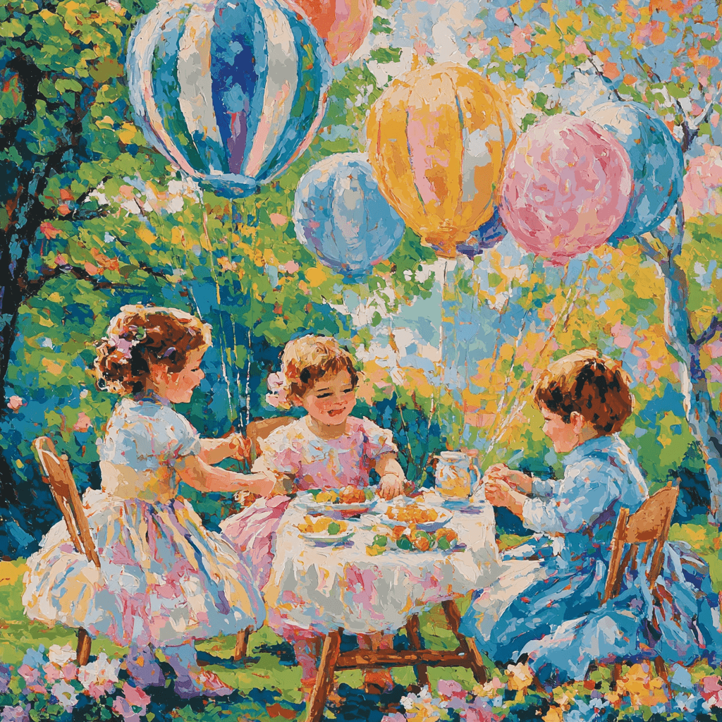Mary Cassatt Inspired Children's Joy Paint By Numbers