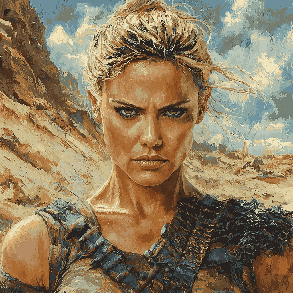 Charlize Theron: The Unstoppable Force Of Furiosa Painting By Numbers Kit