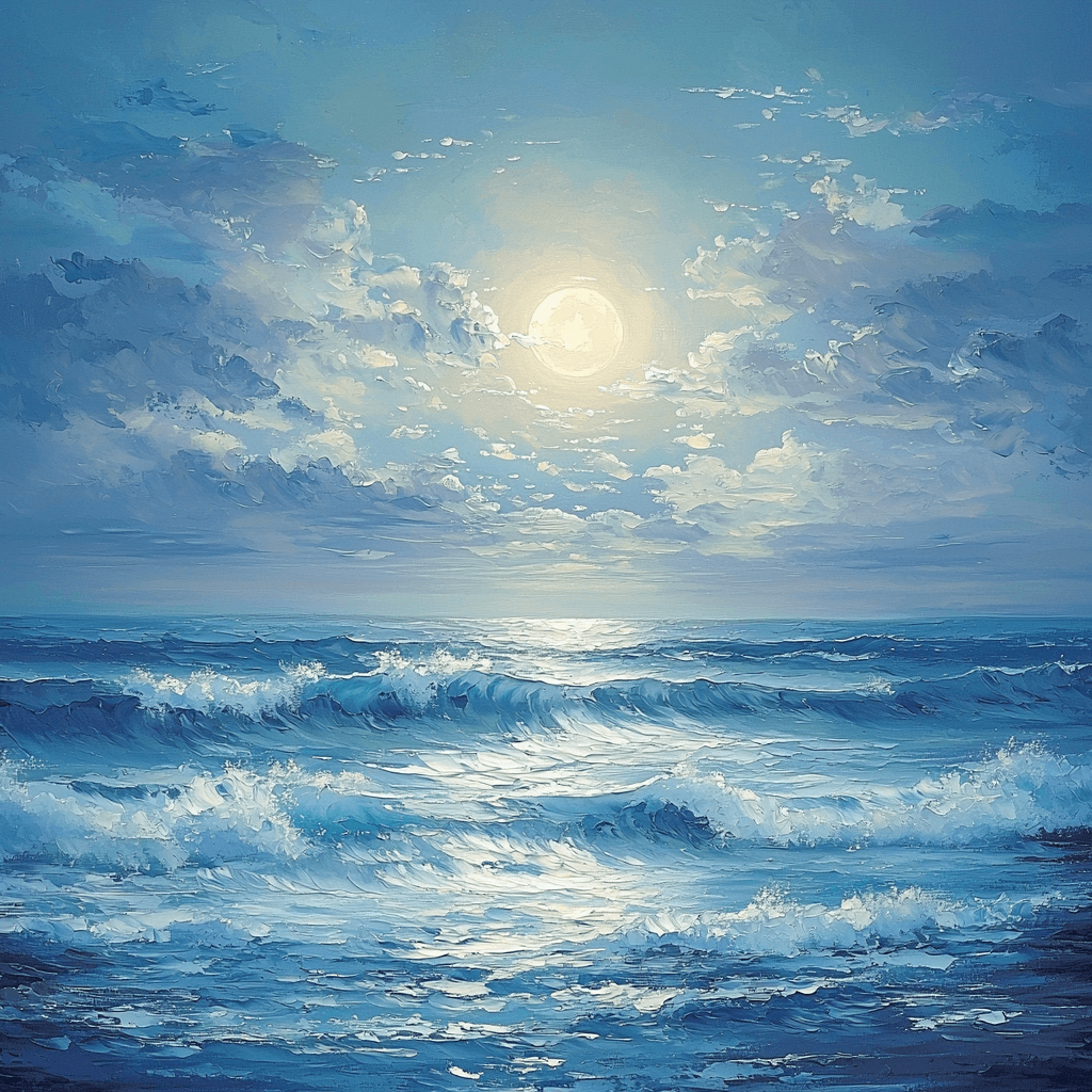 Turner Inspired Moonlit Ocean Dreams Numbered Painting Kits