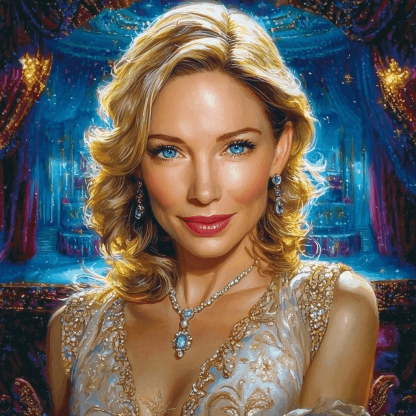 Cate Blanchett: The Enigmatic Diva Of Cinema DIY Paint By Numbers