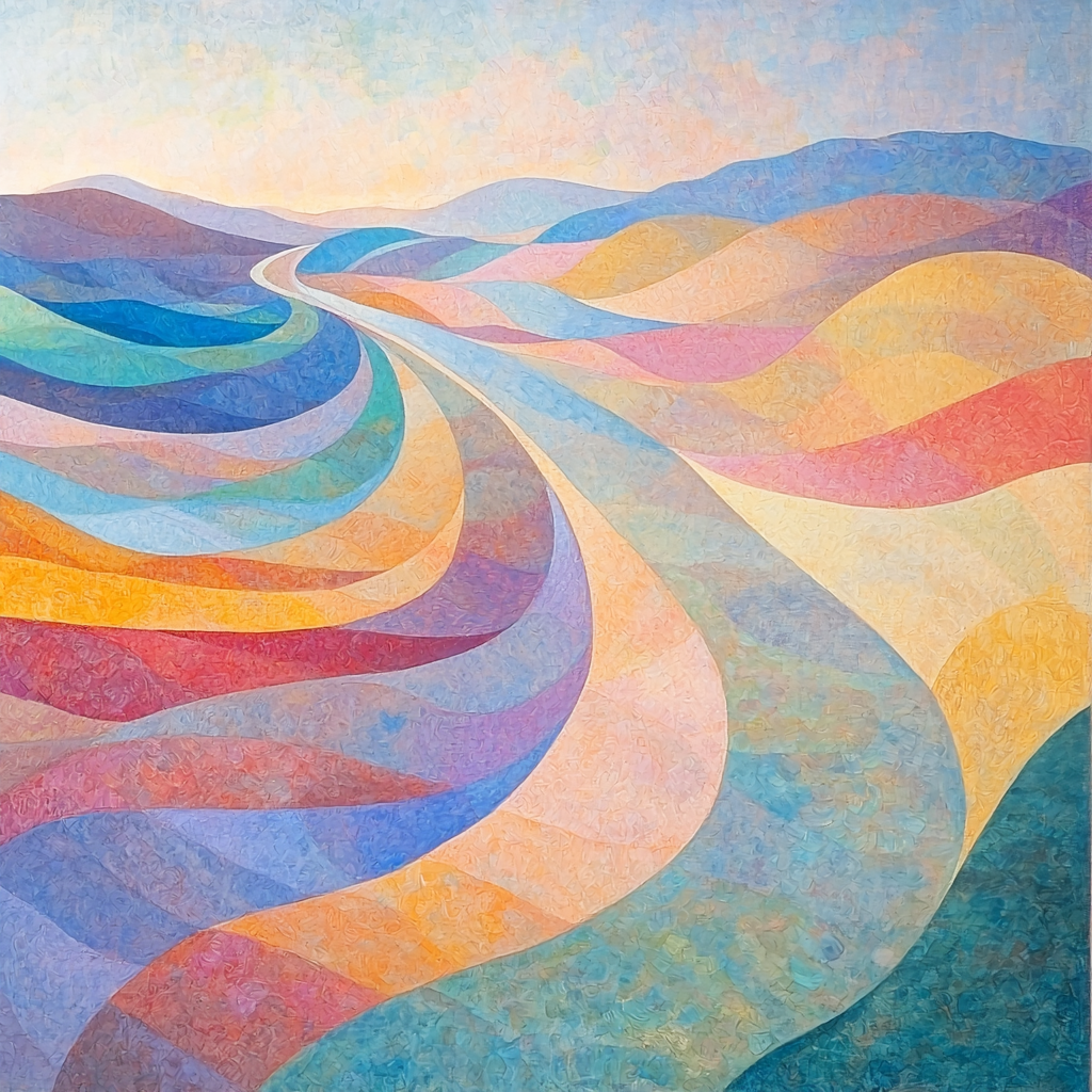 Edgar Degas Inspired Harmony In Colorful Waves Painting By Numbers Kit