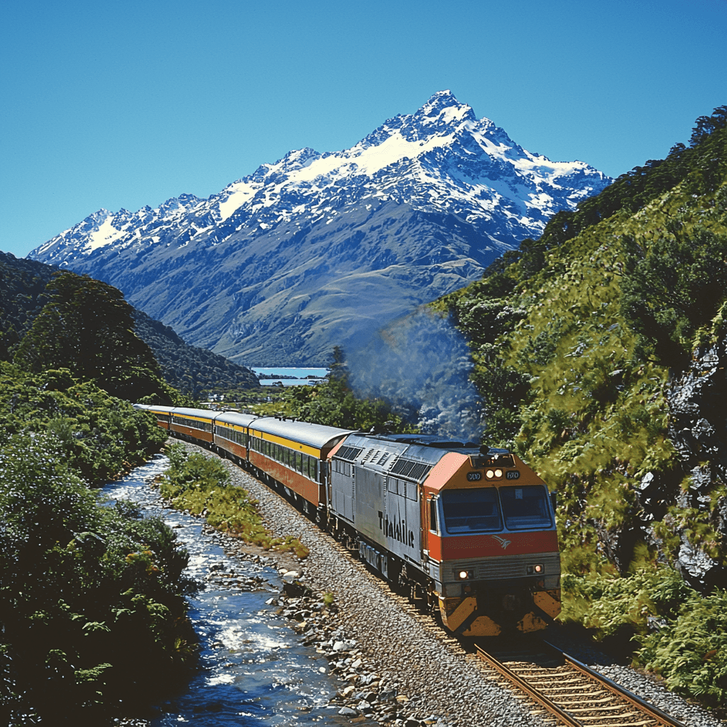 TranzAlpine Railway - Christchurch To Greymouth Paint By Color