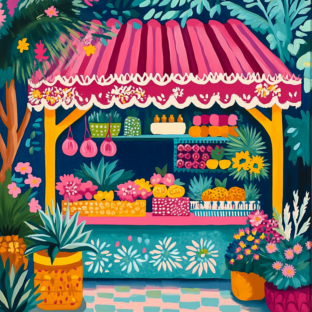 Matisse Inspired Market Flowers Painting by numbers kit