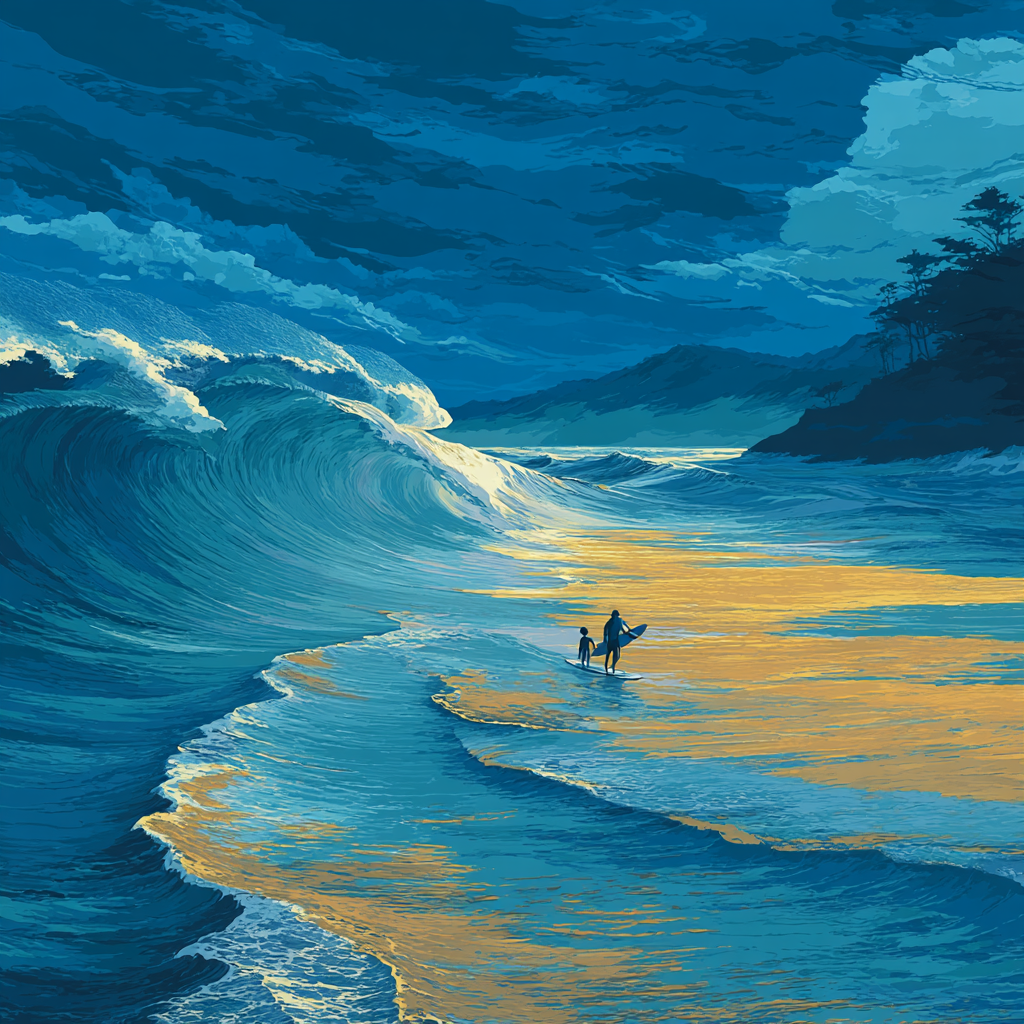 Ocean Waves Of Wisdom Paint By Color