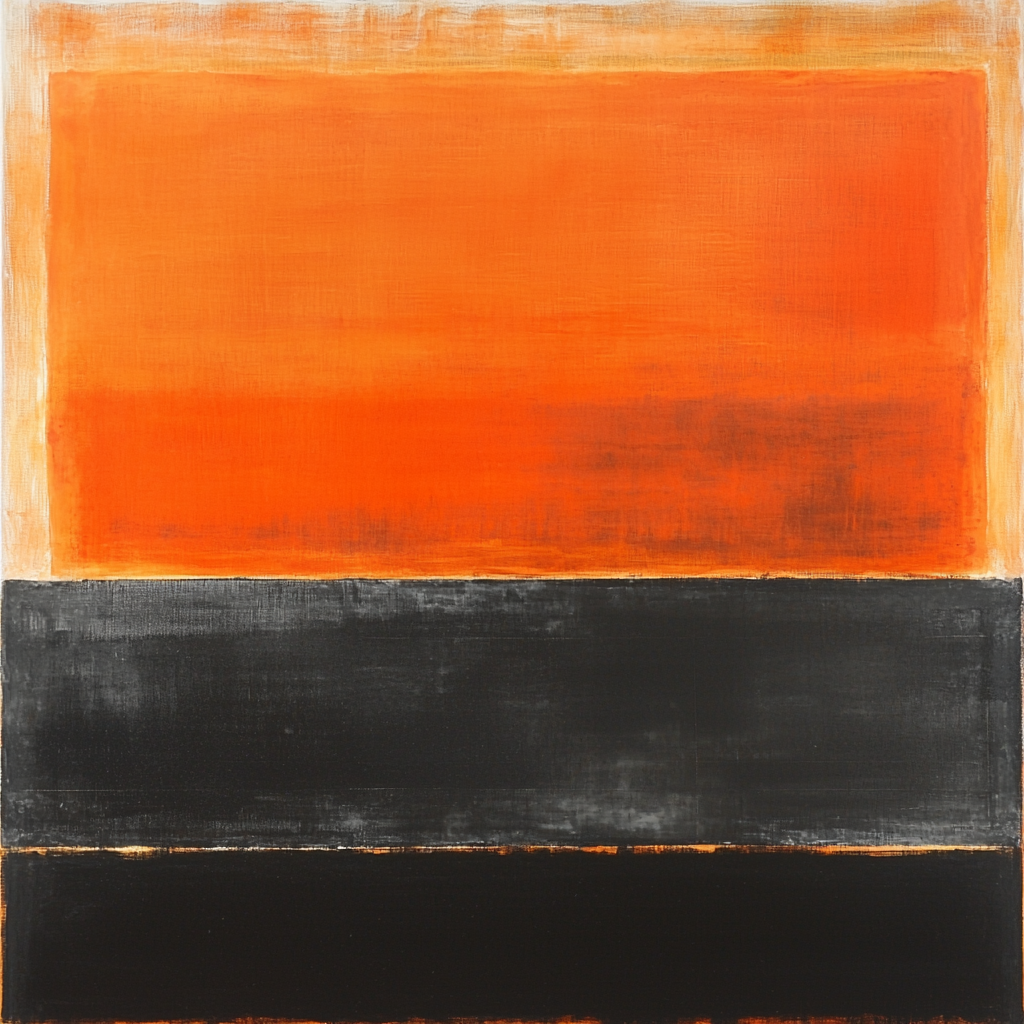 Mark Rothko Inspired Time's Passage Paint By Numbers Art